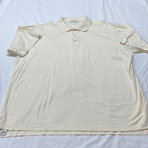 Peter Millar Cream Off White Polo Size XXL